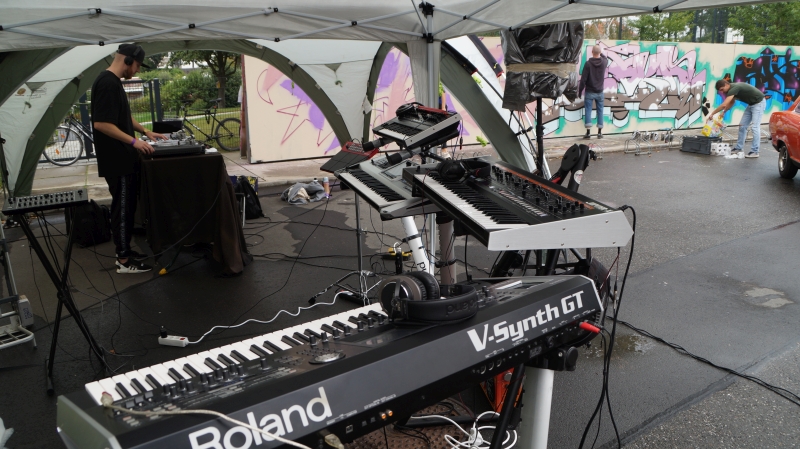 Synthesizer im Live-Einsatz - Roland V Synth