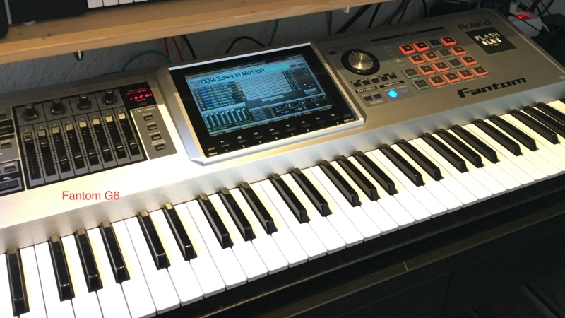 Synthesizer im Live-Einsatz - Roland Fantom G6